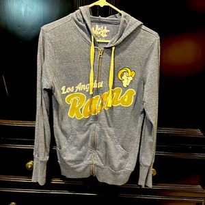 LA Rams Full Zip Hoodie